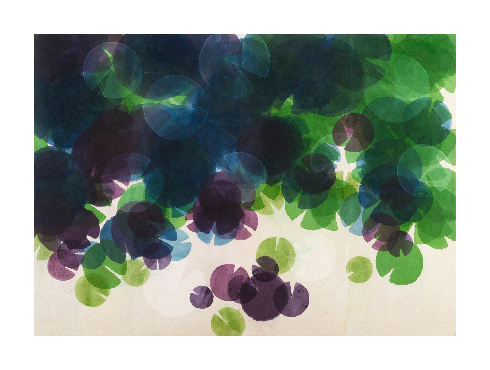 2008-Azzorre.cm.145x180.2008 Acquerello su carta intelata