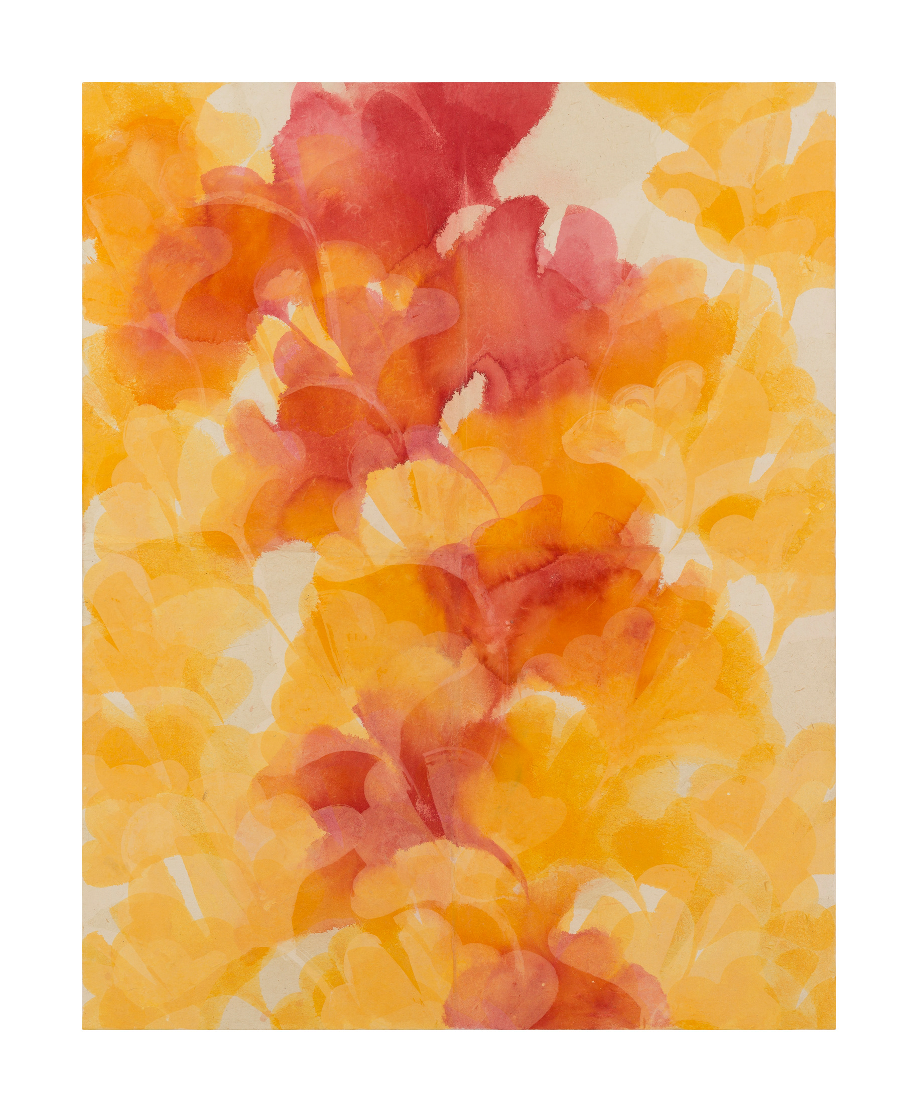 2016-zafferano,-cm.120x95.2016 Acquerello su carta intelata