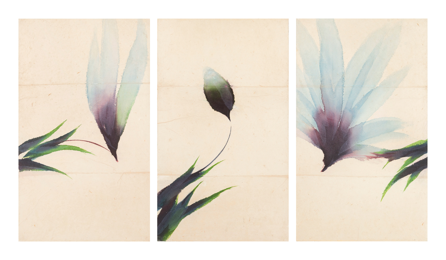 2013-11_Conversazioni_2013_120x210_(x3) Acquerello su carta intelata