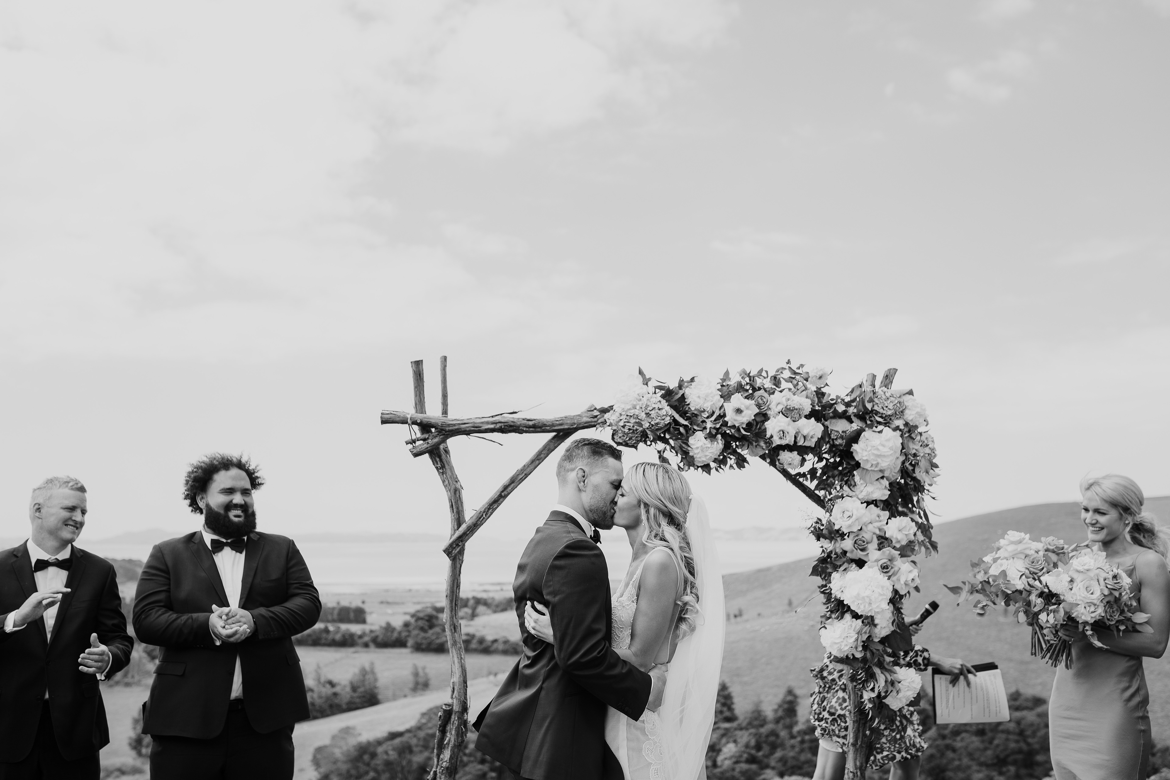 Kauri Bay Boomrock wedding photographer