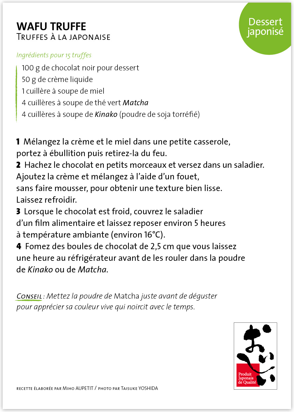 SIA2009 carte de recettes