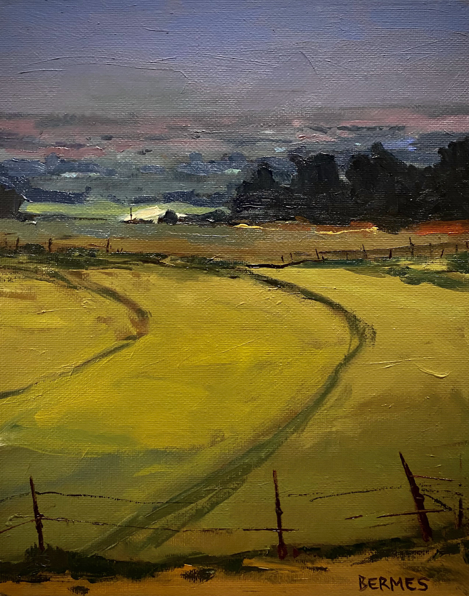 "Pasture No. 1" (2020) 8x10 - $100