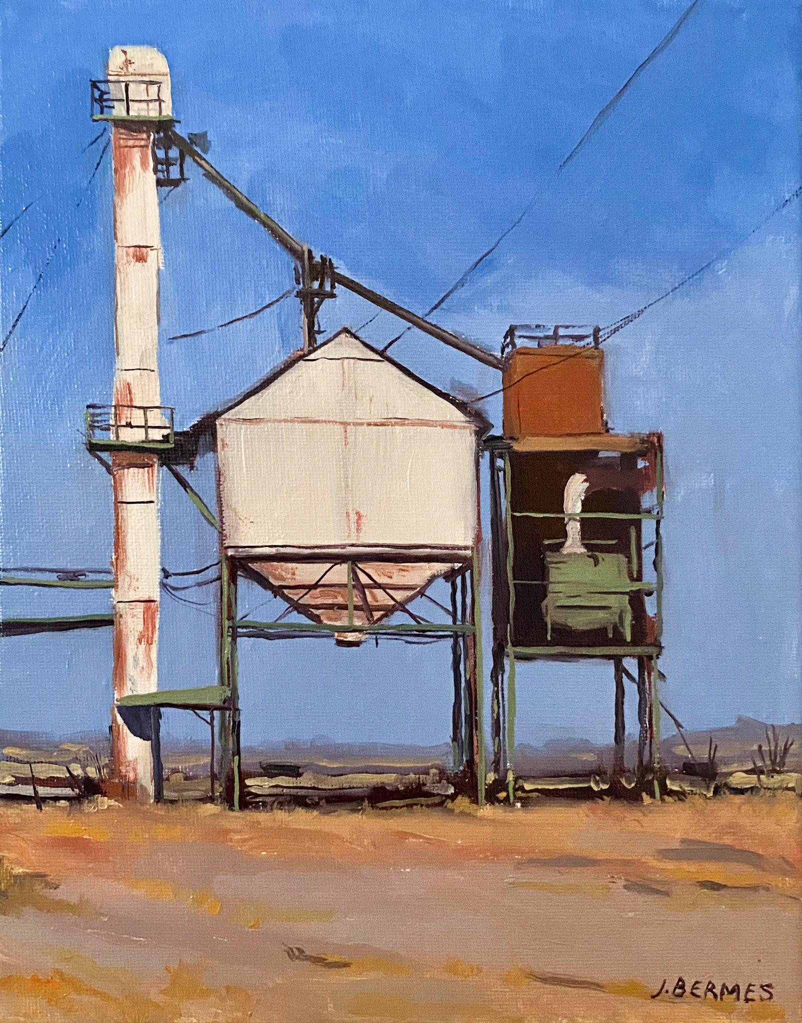 "Peanut Farm" (2020) 8x10 - $250 SOLD