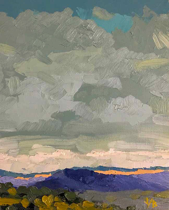 "AR Rain" (2017) $225 SOLD