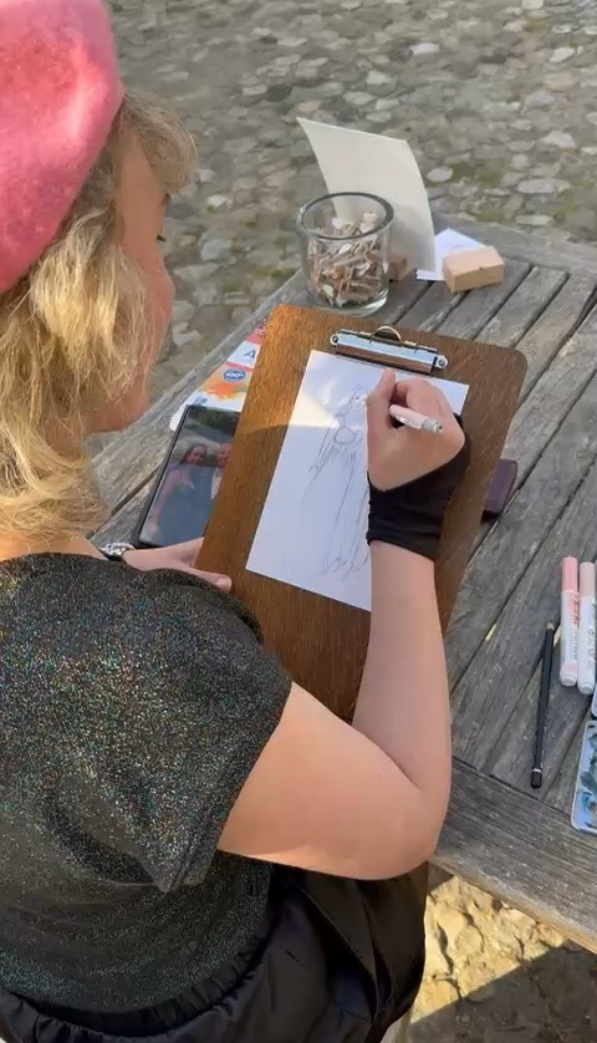 Live Illustration Hochzeit Hofgut Hafnerleiten