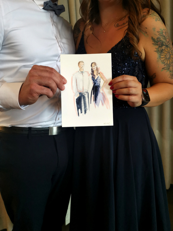 Live Illustration Hochzeit Nürnberg