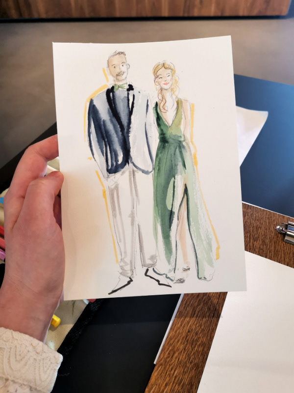 Live Illustration Hochzeit Nürnberg
