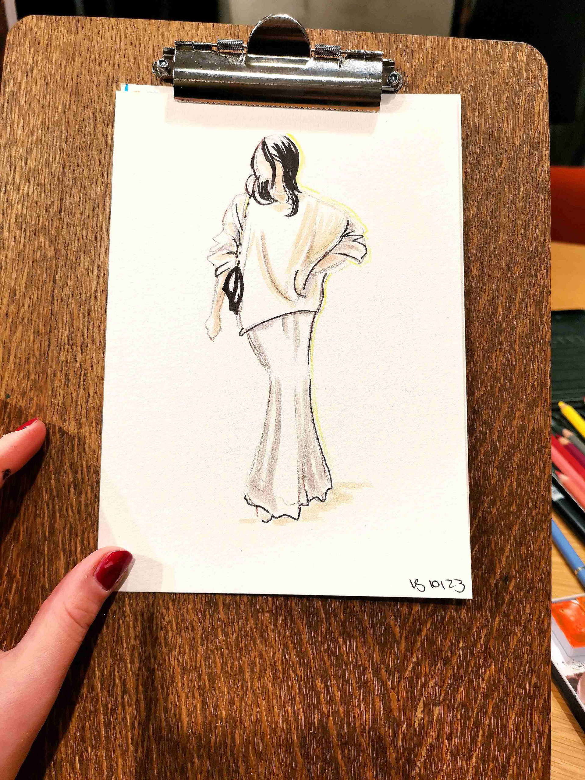 Live Fashion Illustration für Breuninger Nürnberg