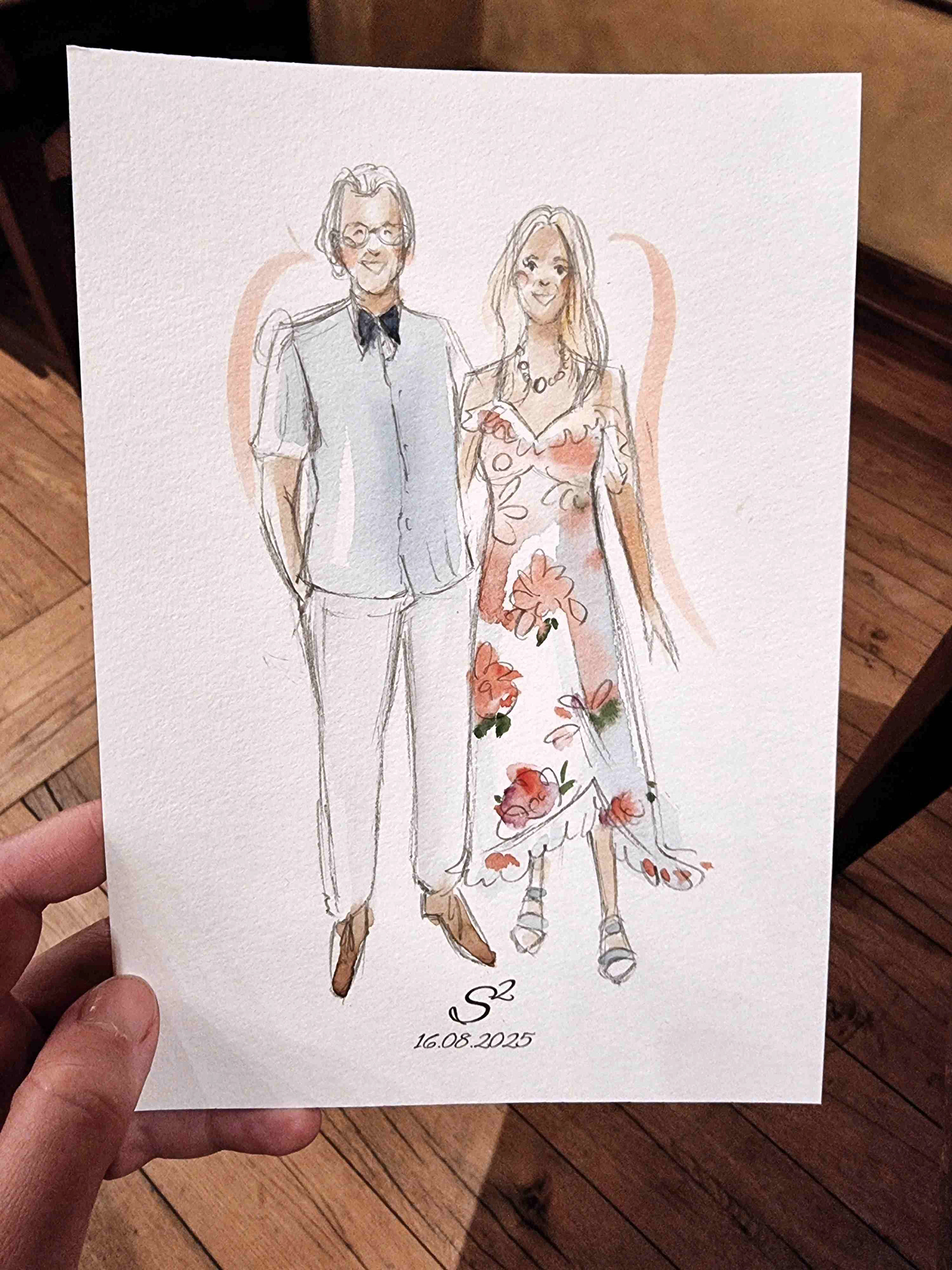 Live Illustration Hochzeit Würzburg