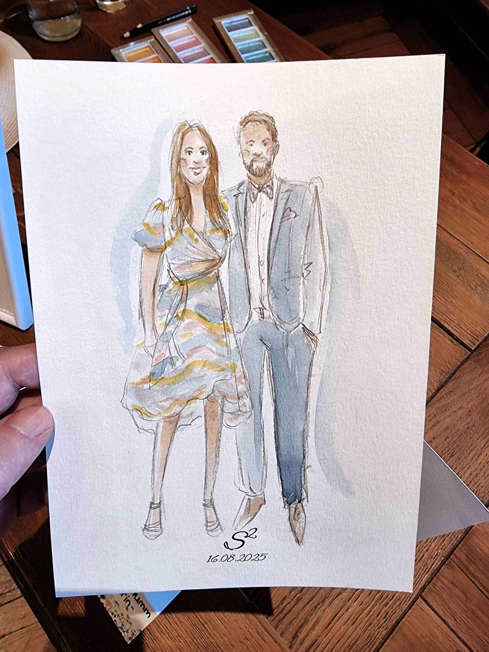 Live Illustration Hochzeit Würzburg