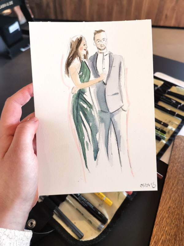Live Illustration Hochzeit Nürnberg