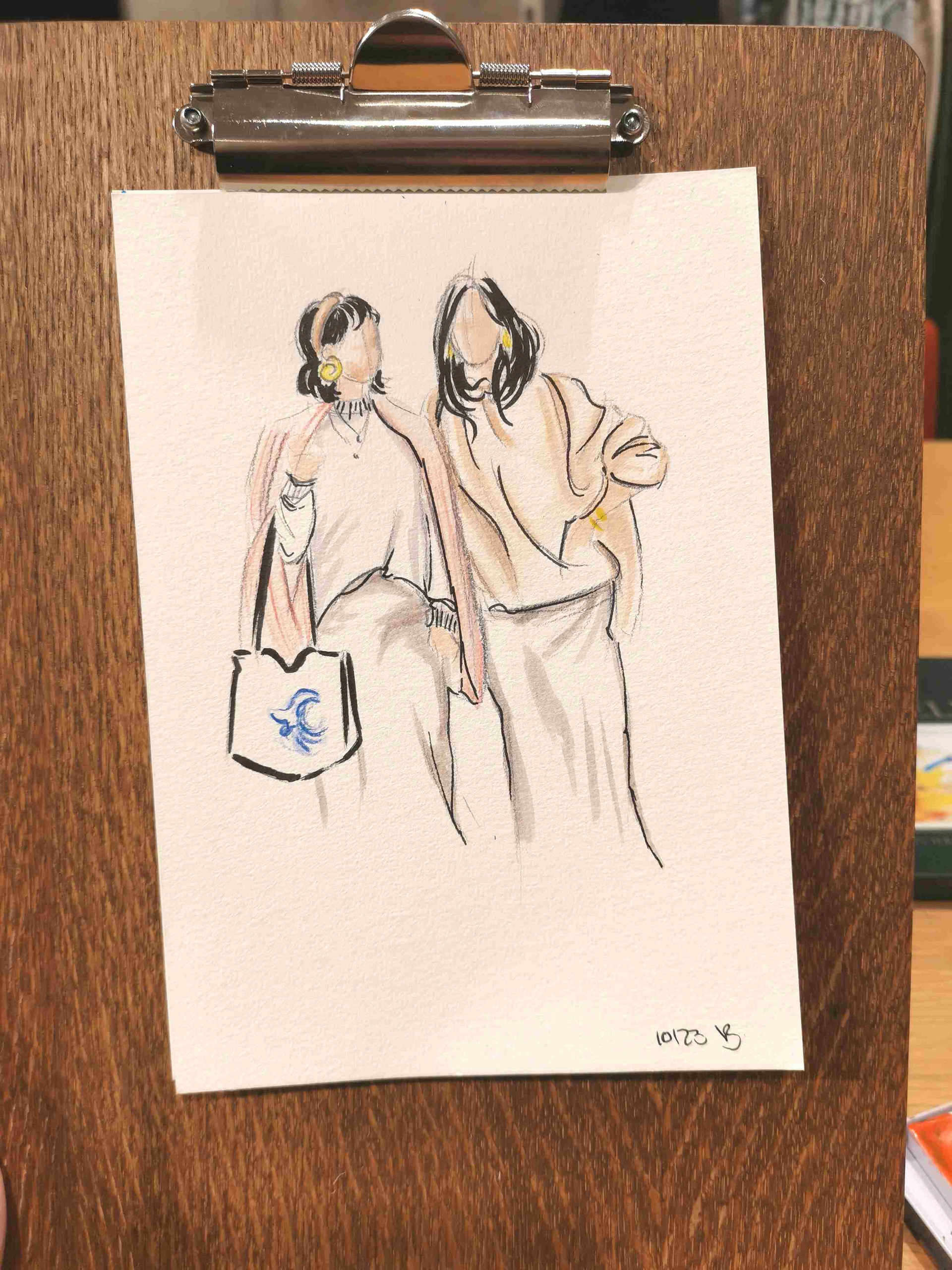 Live Fashion Illustration für Breuninger Nürnberg