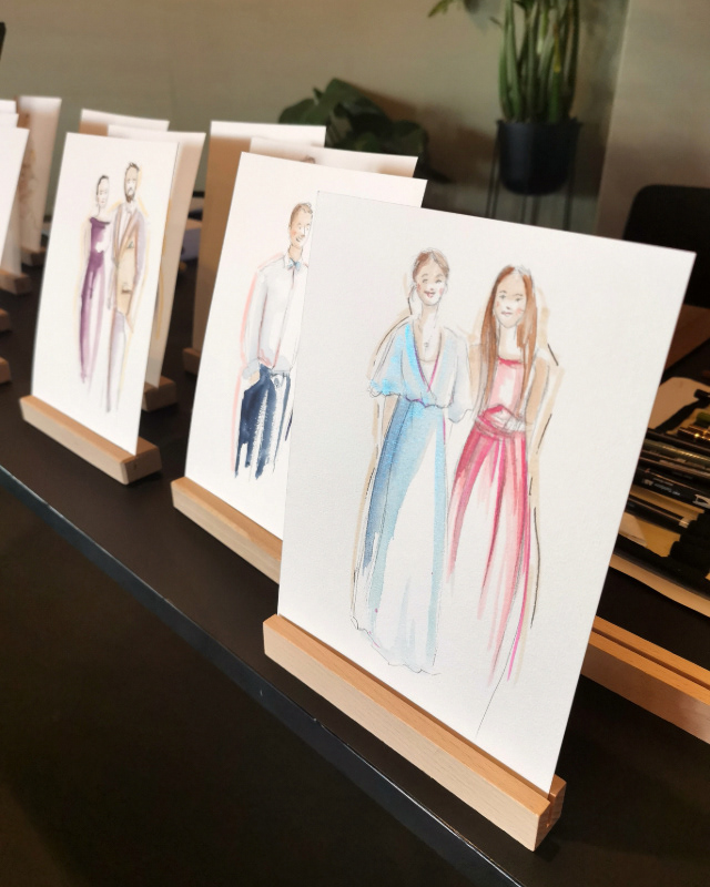 Live Illustration Hochzeit Nürnberg