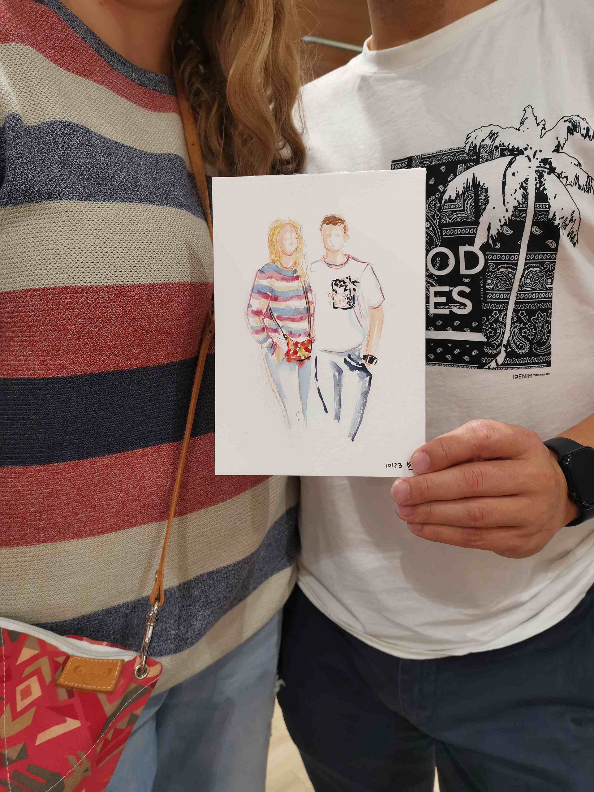 Live Fashion Illustration für Breuninger Nürnberg