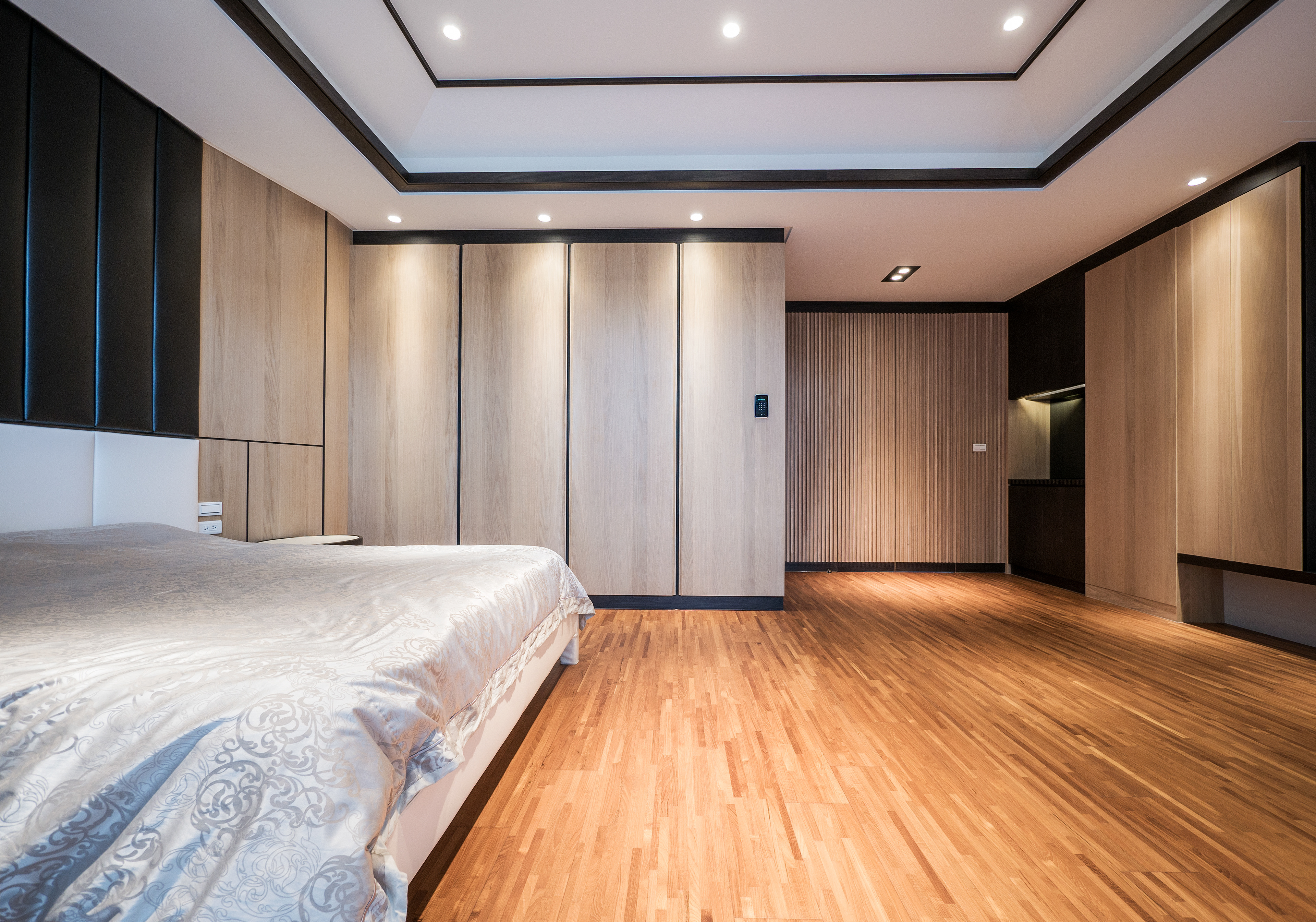 竹韻, 主臥室, master bedroom, 天花板, ceiling, 木造, 木質, 溫潤, wood, woody, 築本國際設計, rootlocus, interior design