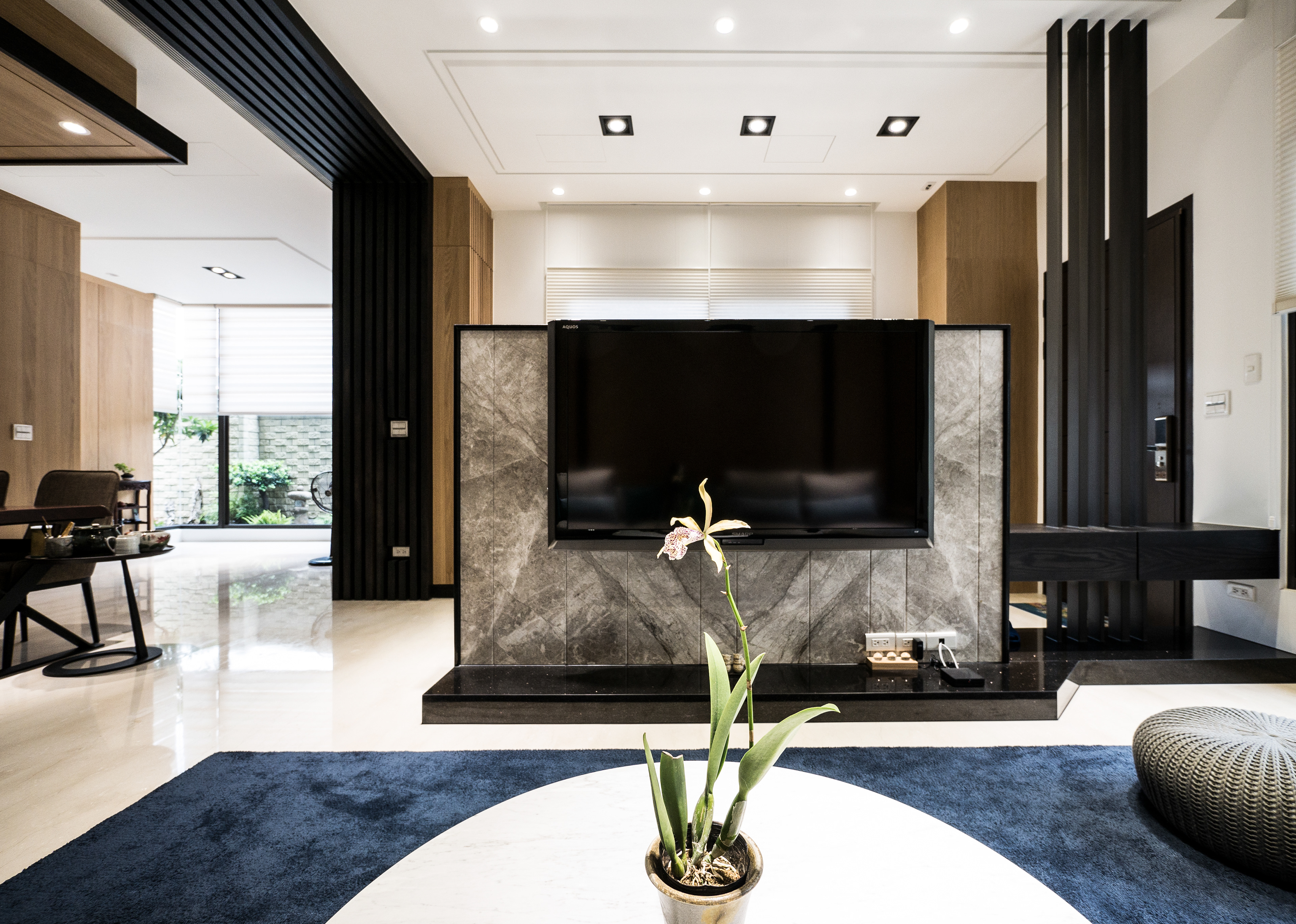 竹韻, 客廳, 起居室, living room, family room, 電視, TV, 築本國際設計, rootlocus, interior design