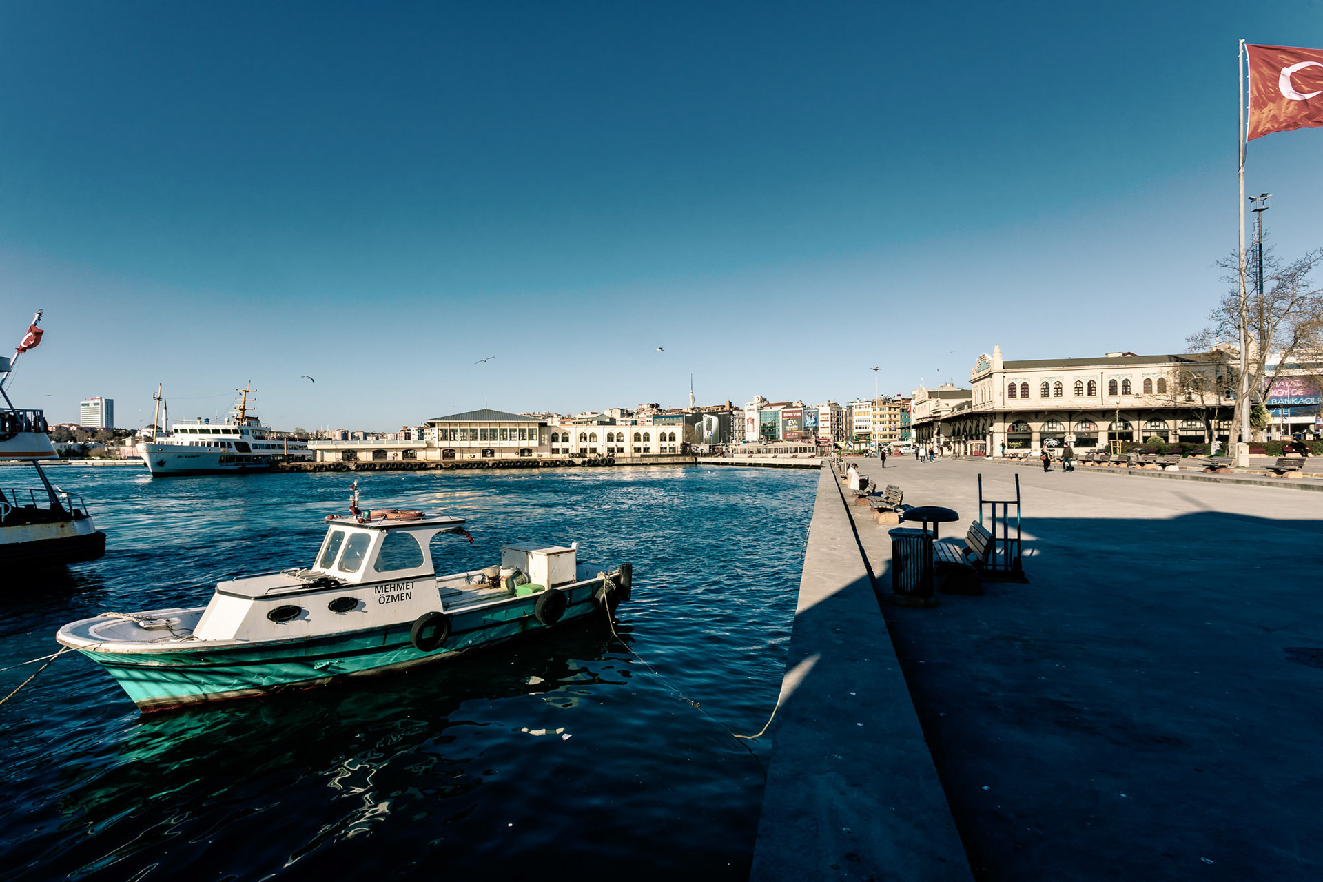 "Quiet Kadikoy" - Kadikoy square on the Asian side of Istanbul has multiple ferry landings and is always packed, except on one of the isolation days.