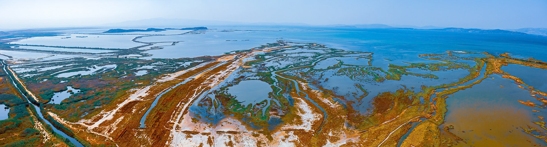 "Unmapped"- I captured this panorama of the delicate Aegean wilderness during a paramotor flight while shooting for the Untamed series.