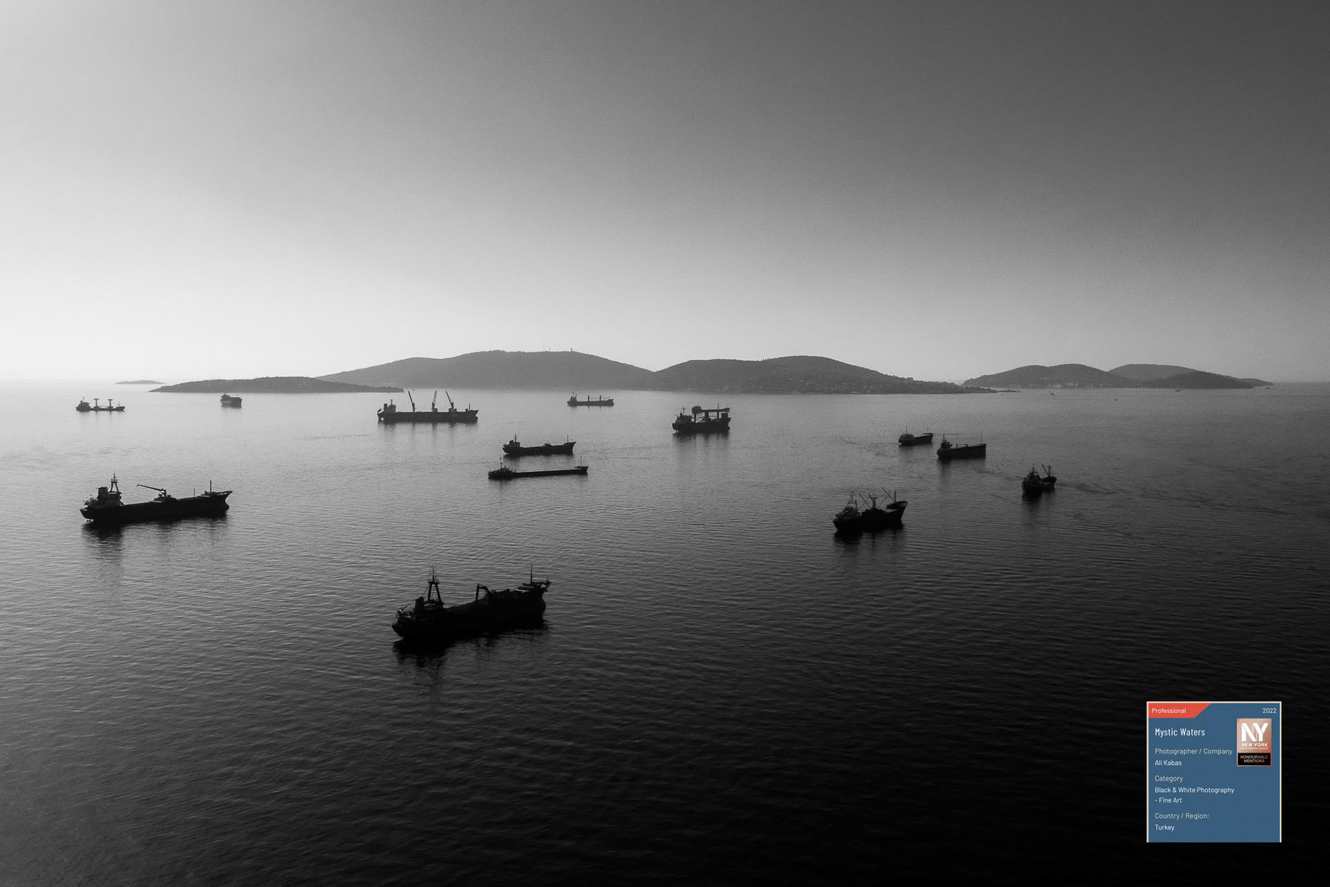 "Mystic Waters" - One asks how many ships the Princes' Islands have witnessed throughout history, and how many lives that have been lived on those ships with bitter and sweet breezes? One cannot help but wonder.