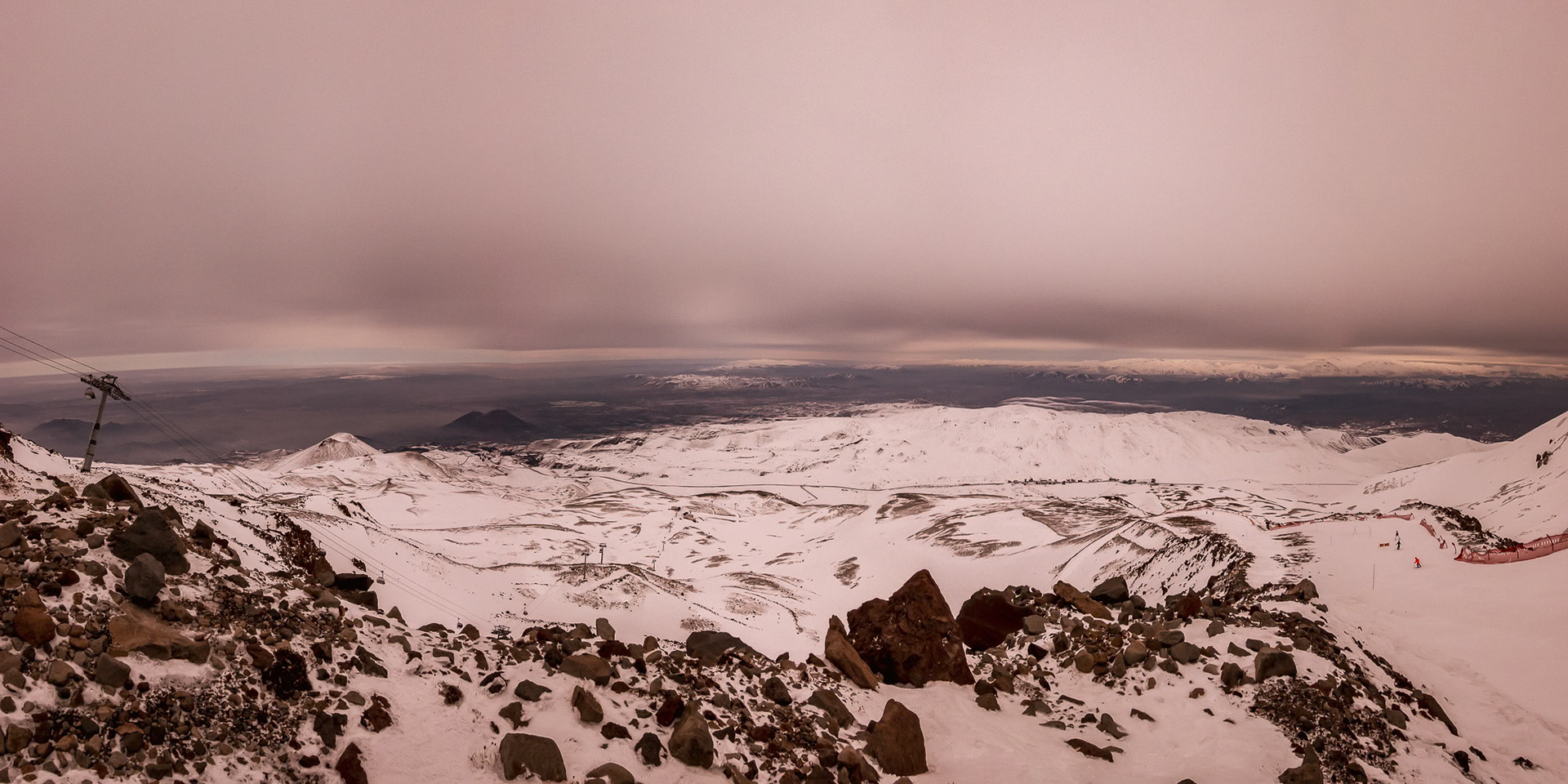 "Mount Erciyes" - Mount Erciyes as seen from the Ottoman ski run.