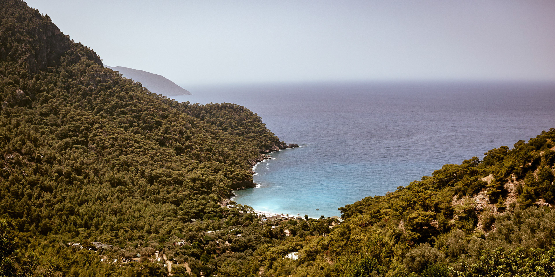 "Kabak Bay" - One feels the taste of oxygen while breathing in this valley covered in green.