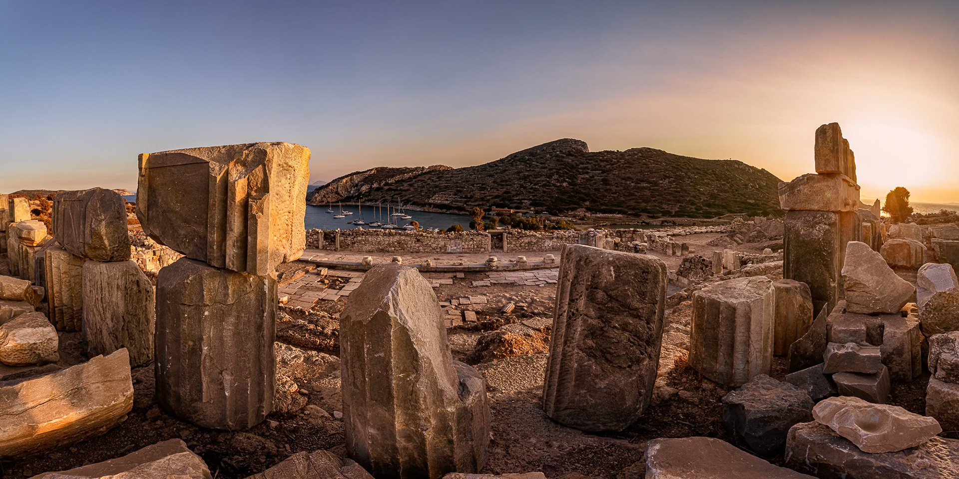 "Pillars of Knidos" - I would have loved to travel back in time 2,000 years and see the ancient Carian city of Knidos situated on the Datça peninsula in its heyday.