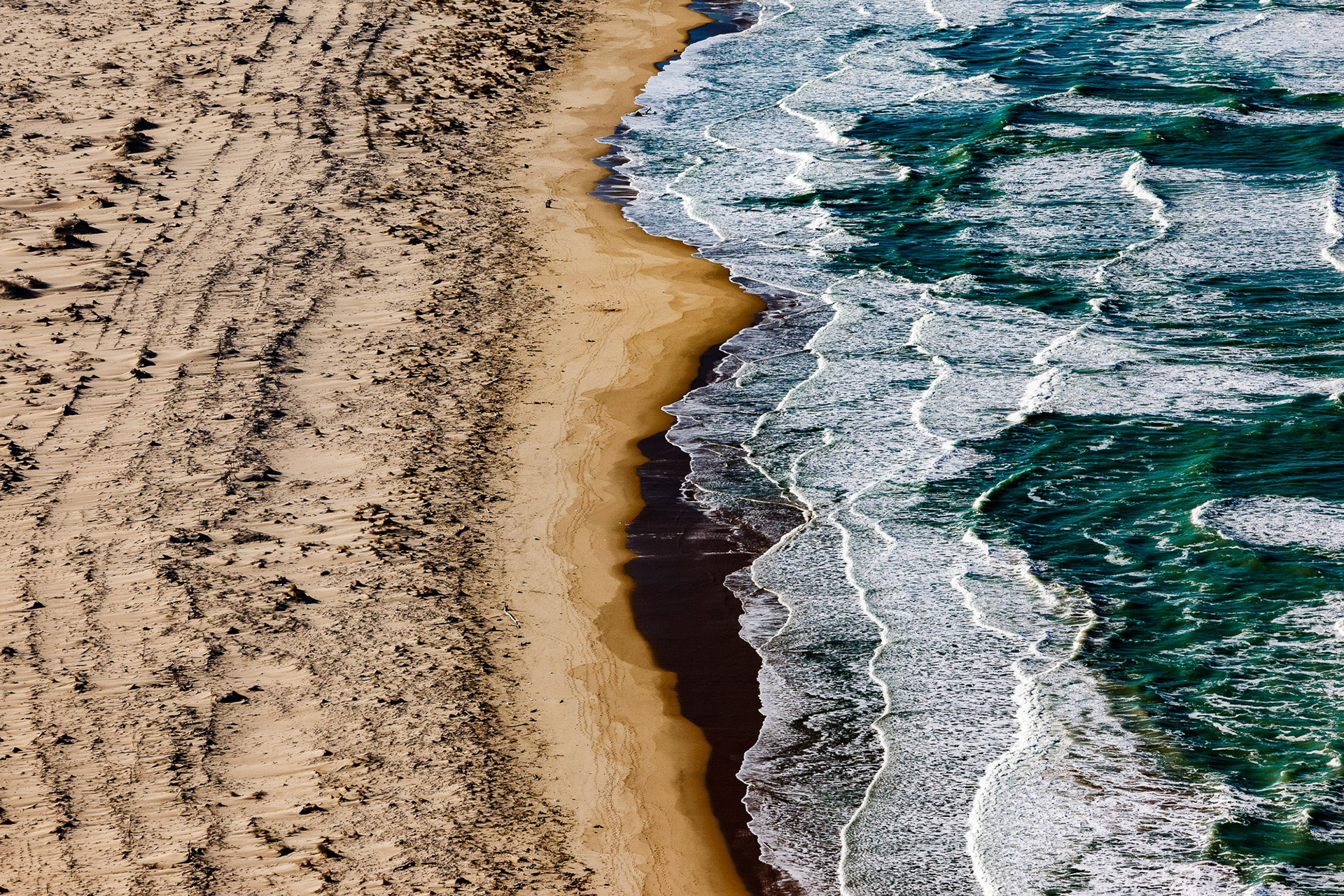 "Sand to Water" - This is the image that I talk about in the gallery's intro text and which started the series. It is of an untouched Black Sea coastal area in Istanbul. A rare location find indeed.