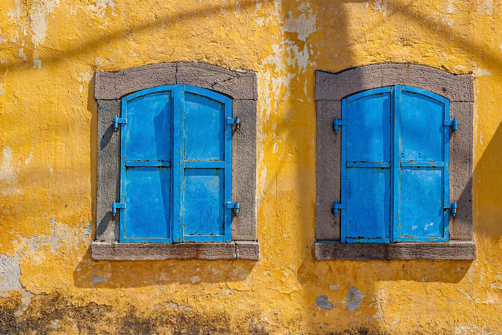 "At the Pergamon" - The placement of the windows, the contrasting colors, the texture and the lines in this photograph which I took near the ancient ruins of Pergamon represent, for me, the importance of photographic composition.
