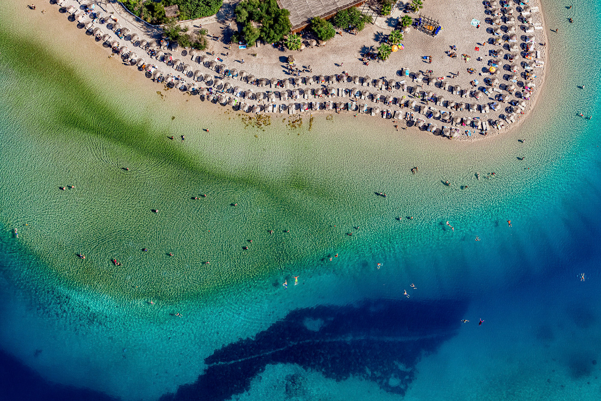 "A Piece of Bliss" Some spots on our very special planet look spectacular from high above. Oludeniz lagoon is one of those places.