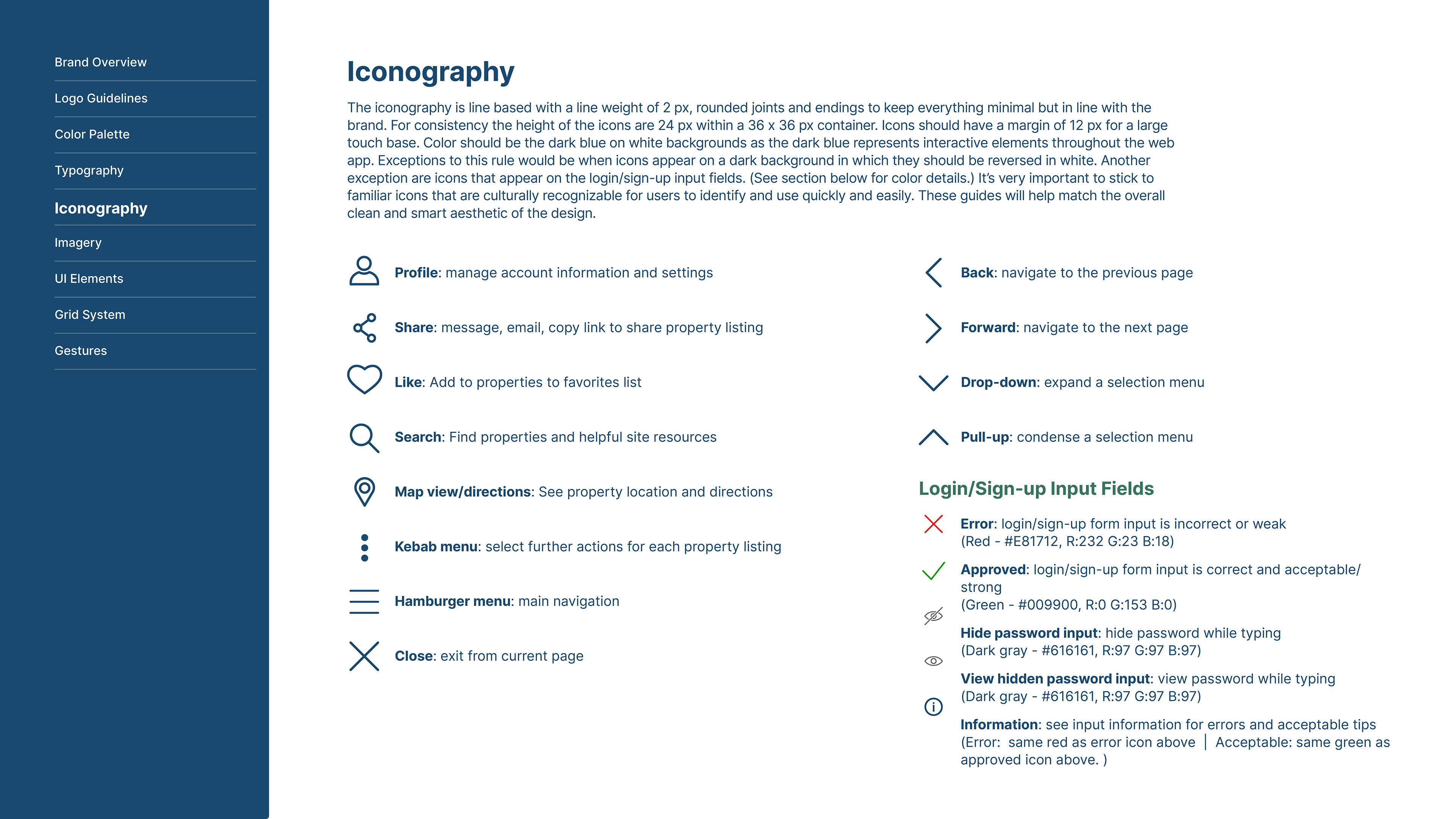 Style Guide - Iconography
