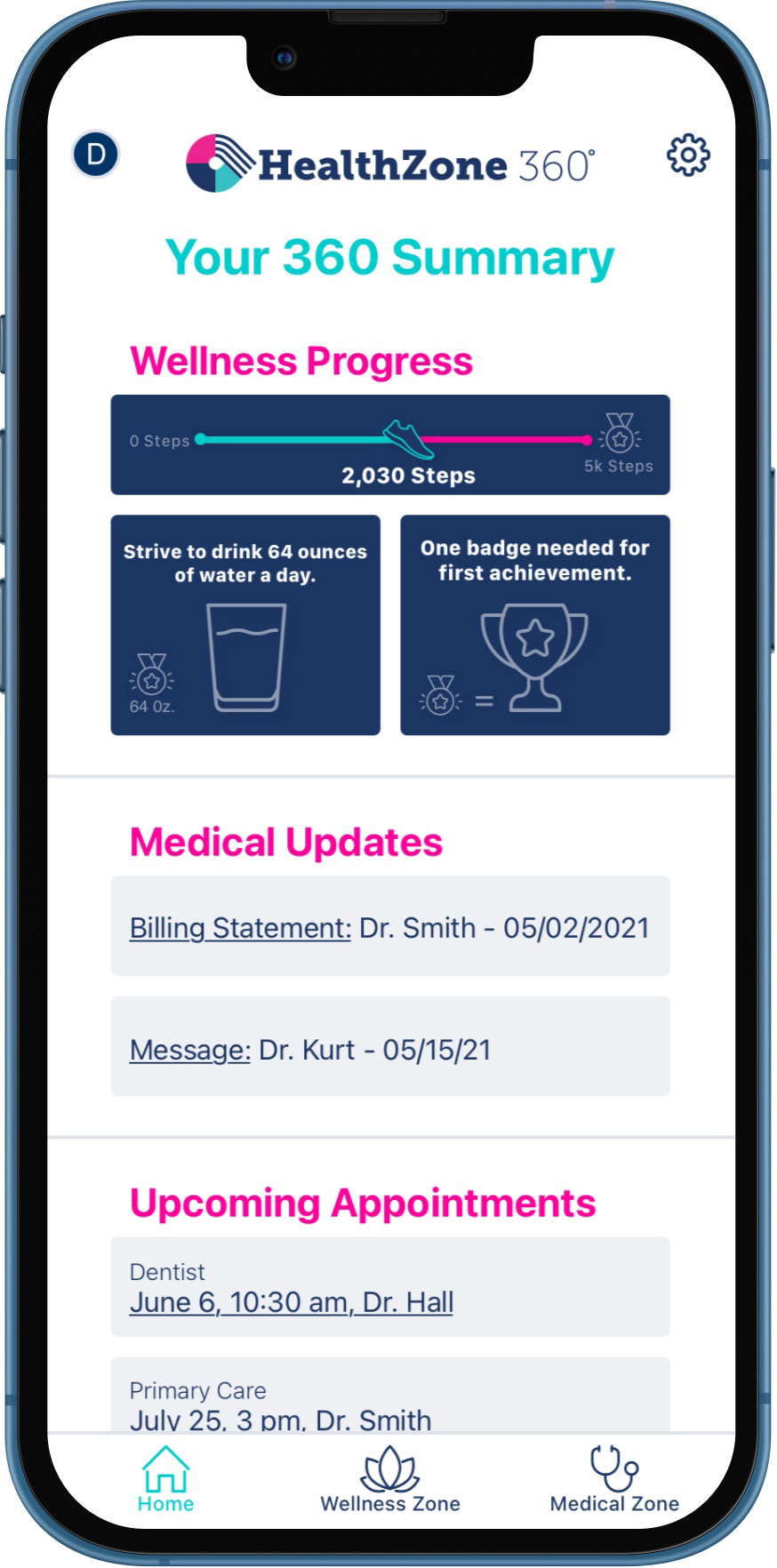 Hi-fi Wireframe - Homepage - Mobile
