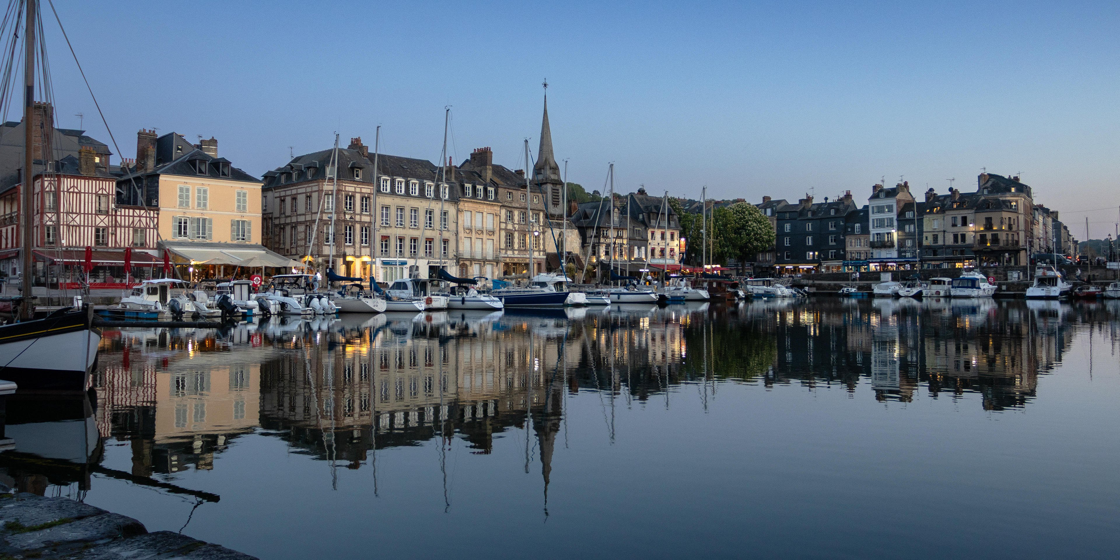 Blue hour, Honfleur, France