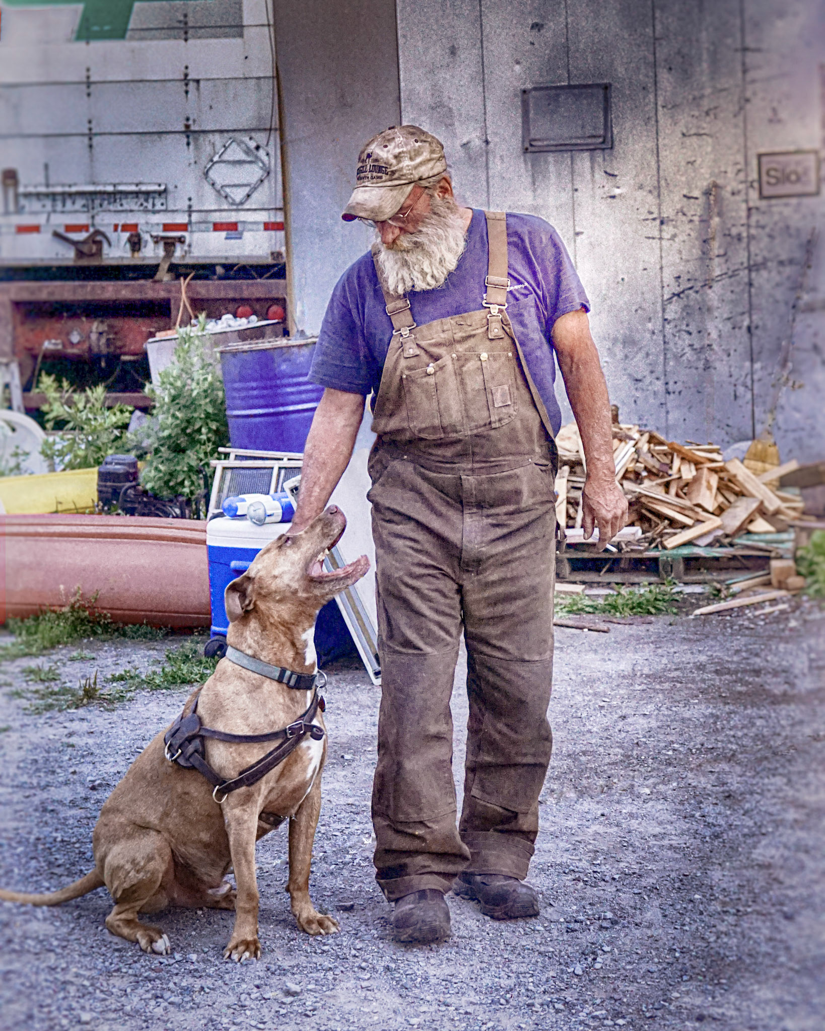 The Man and his dog