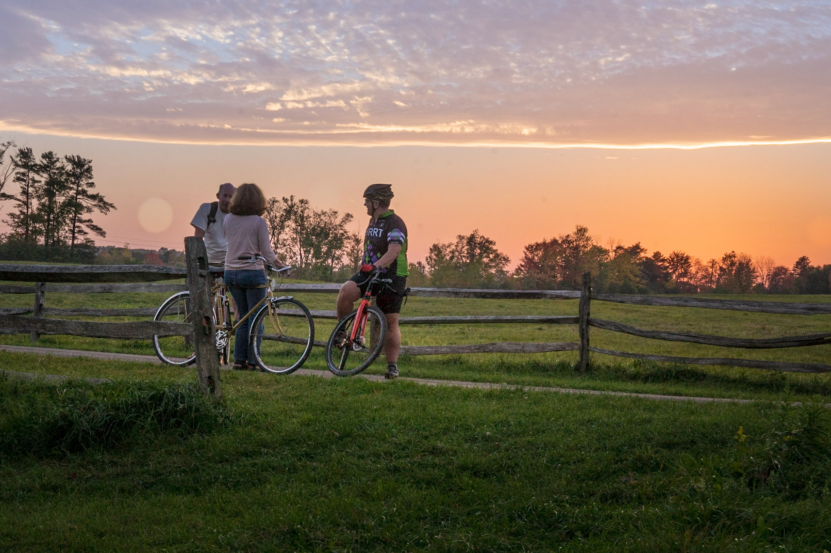 Sunset Bikers