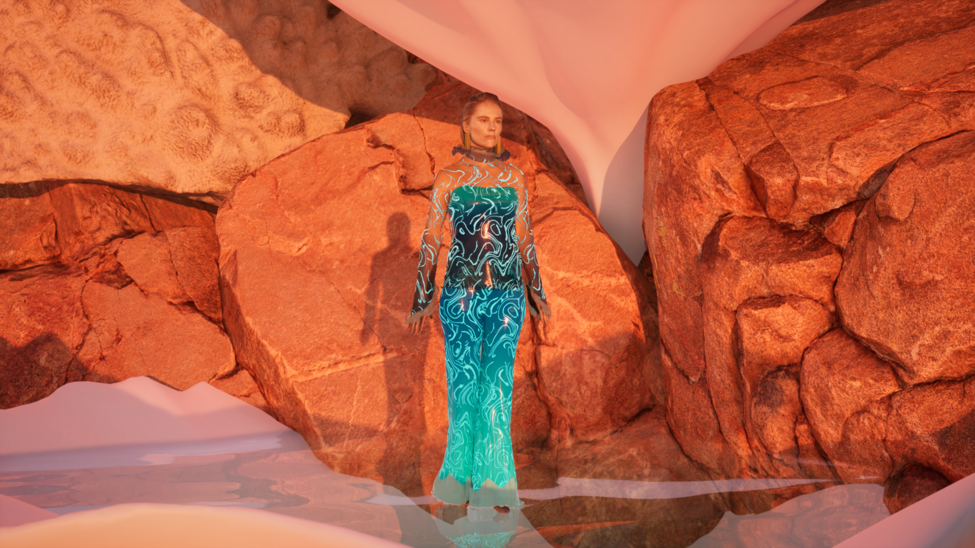 Lady M wearing Marea collection by Larissa Castellano Pucci
