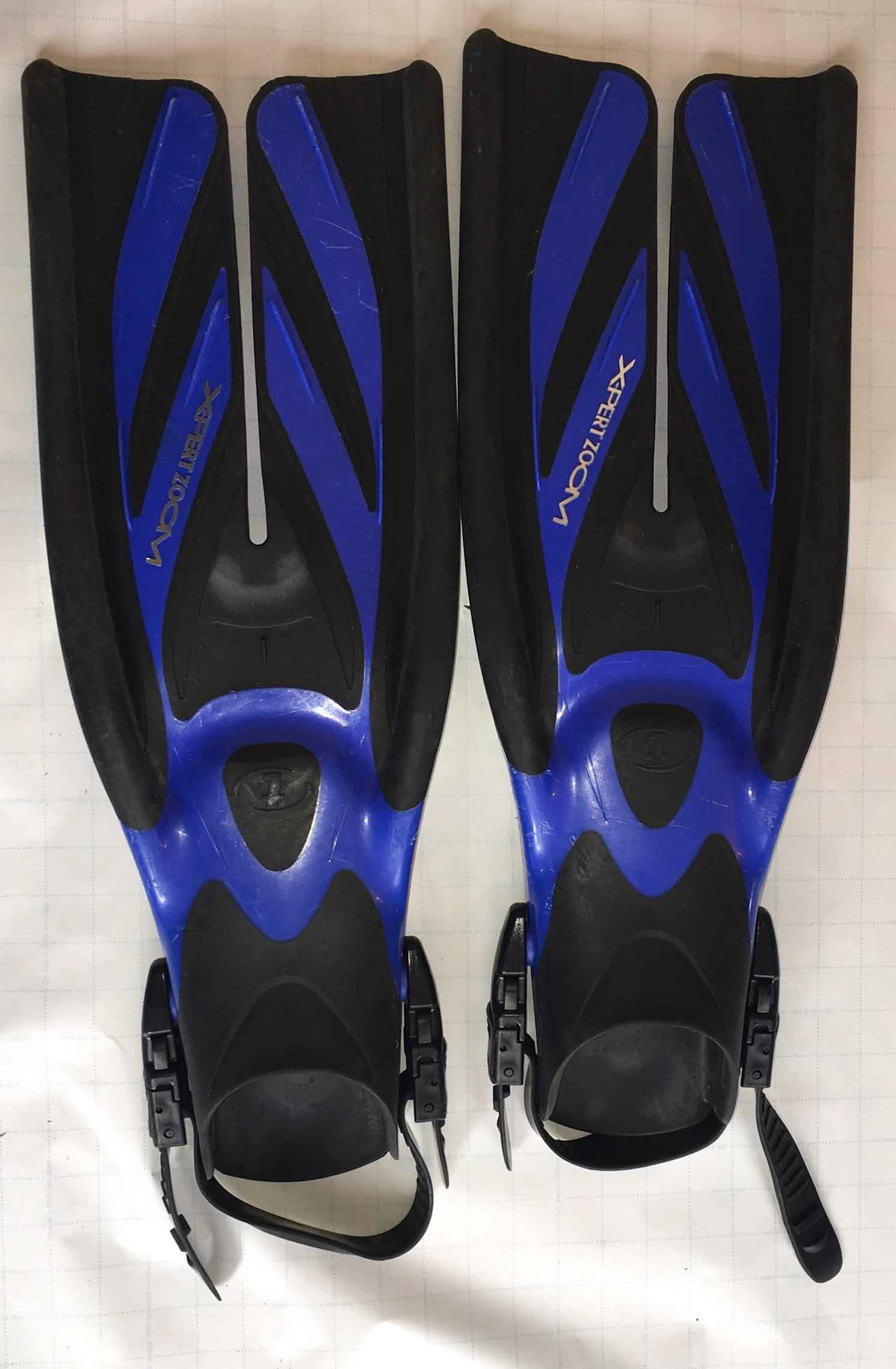 Tusa fins top view