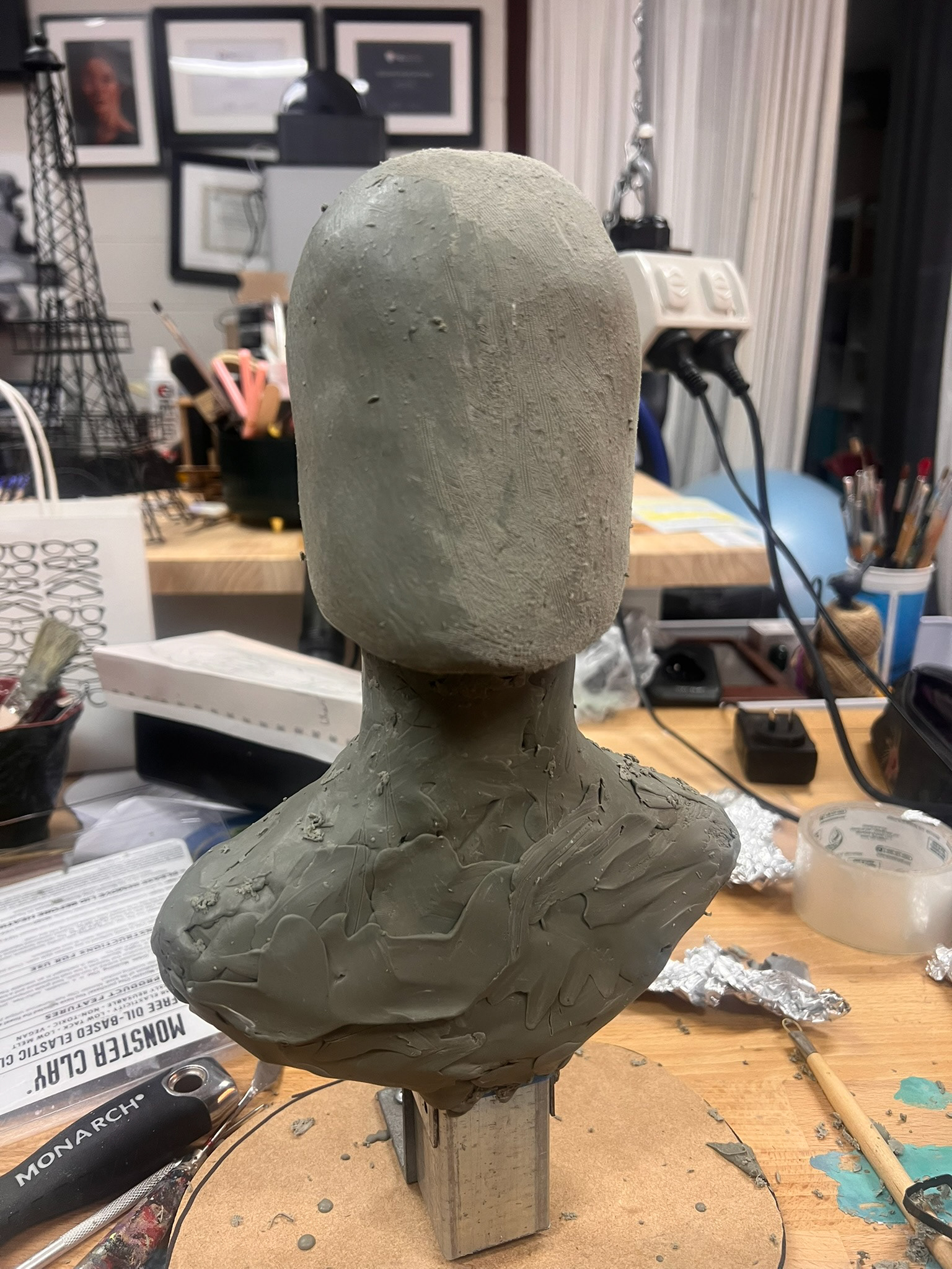 Smoothed block out