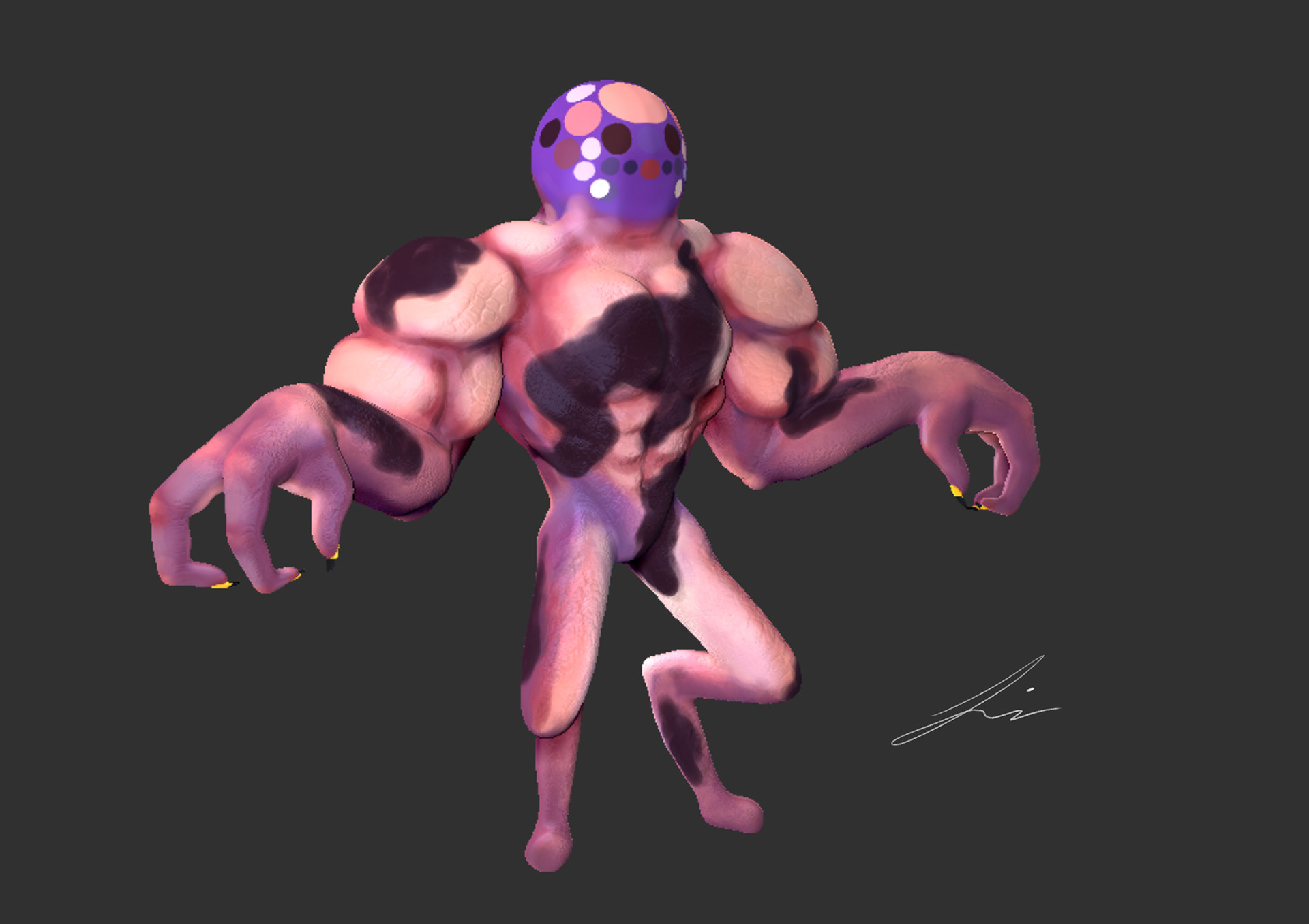 3D model before paintover