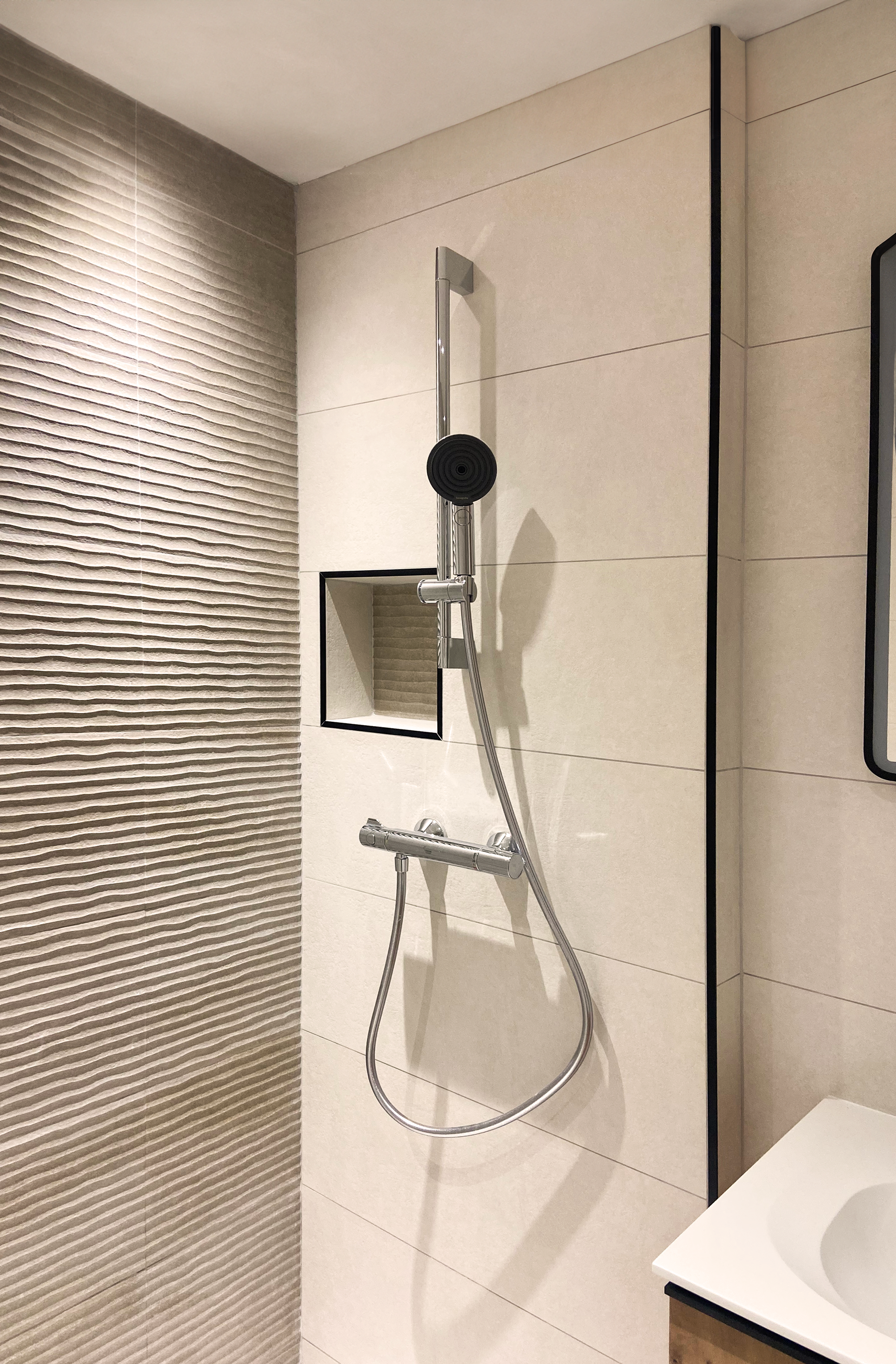 Douche à l'italienne