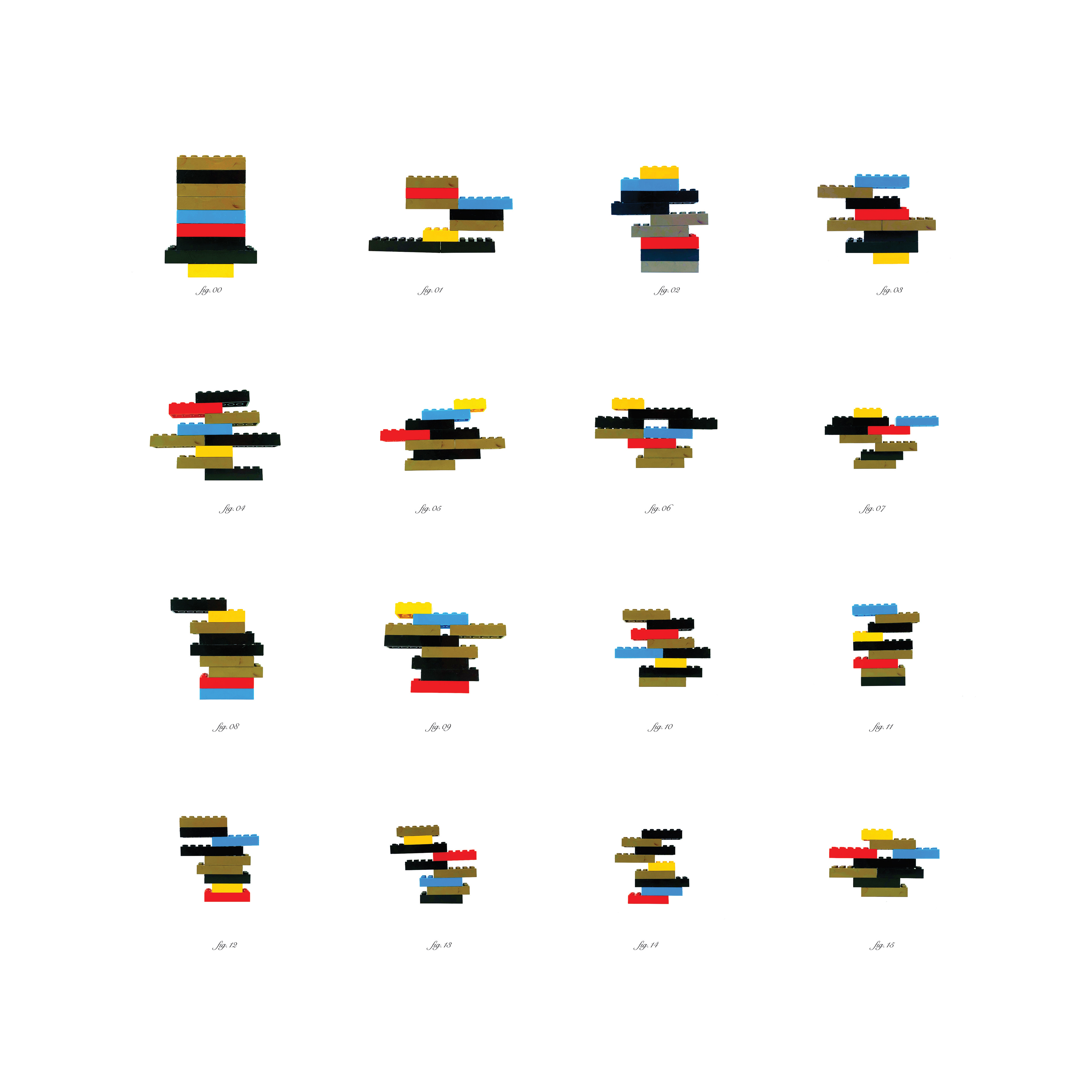 Variations on a Theme (Found LEGOs), 2019