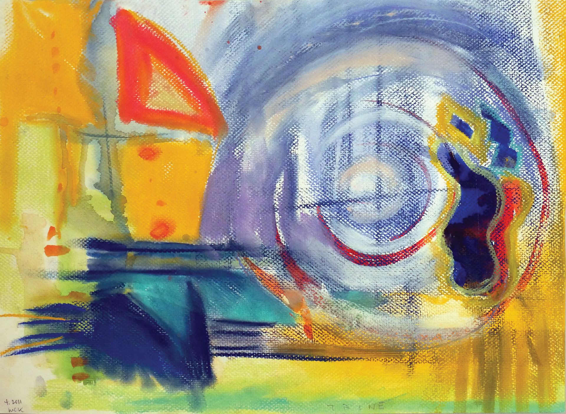 Trine - Chalk Pastel - Detail