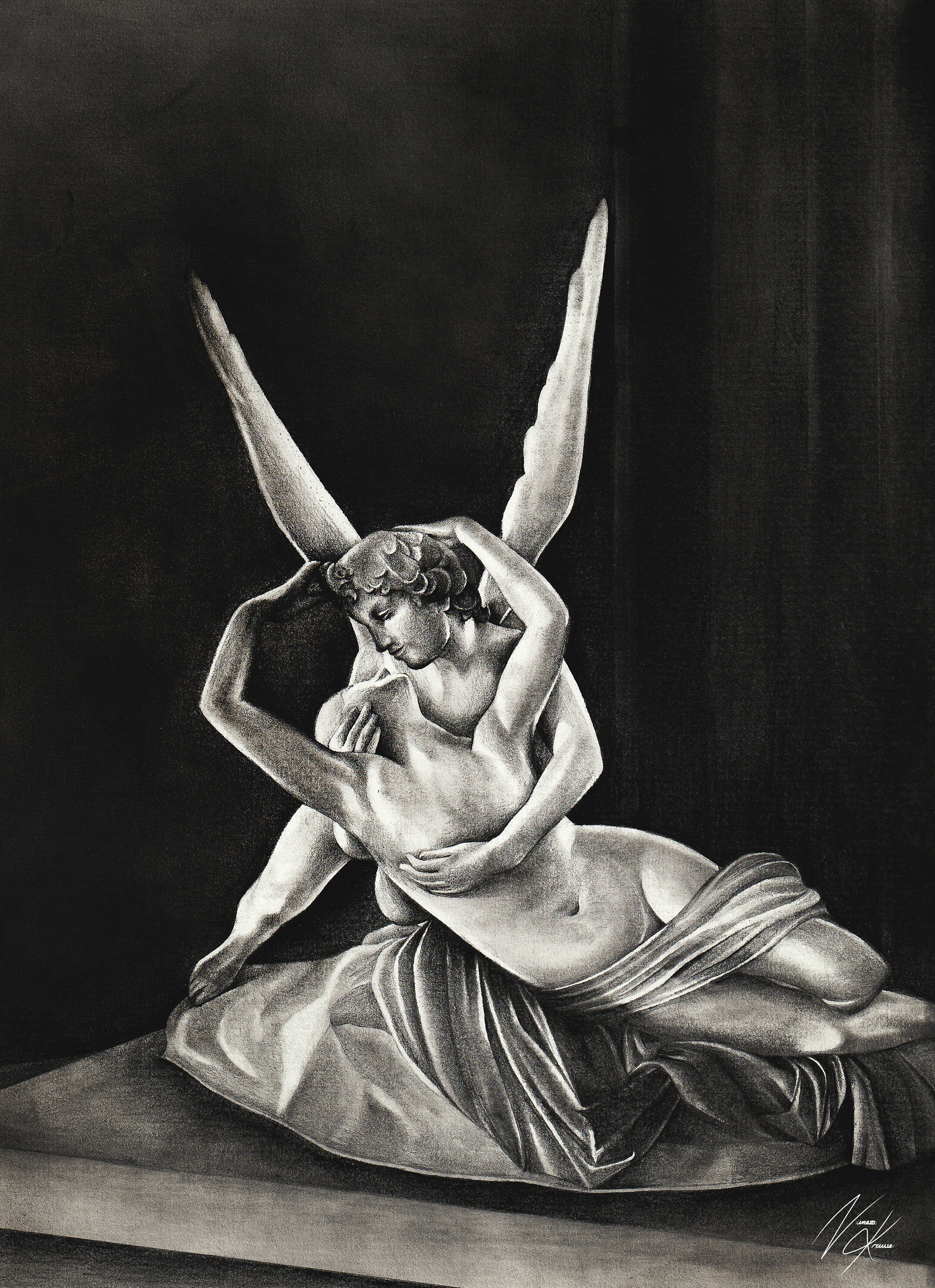  "Amor und Psyche" Studie nach Antonio Canova, 2022