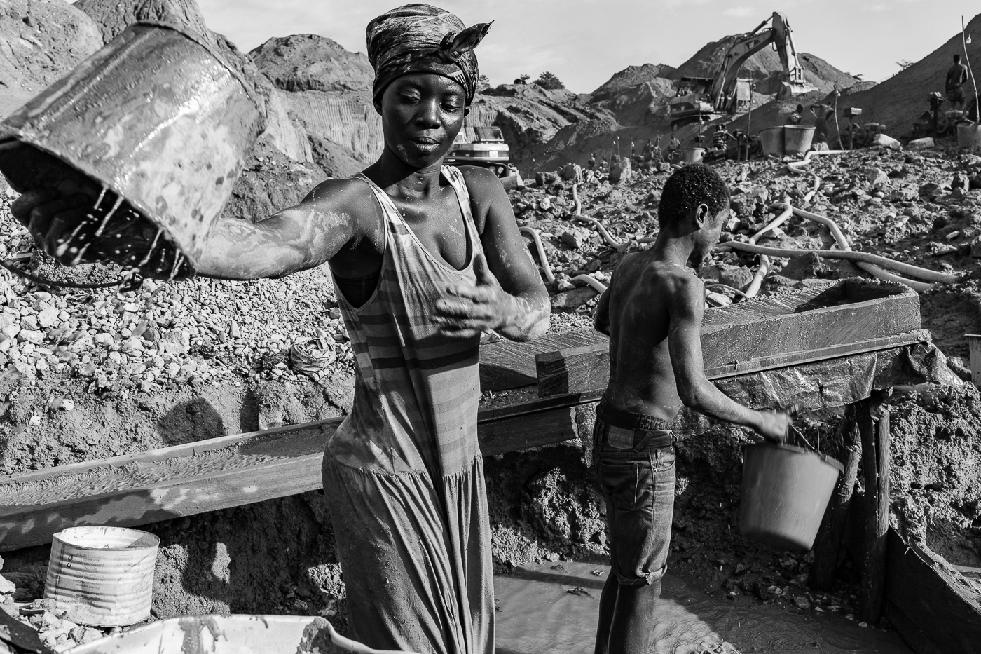 Galamsey, Ghana, Illegal gold mining, Mariusz Śmiejek, photo documentary