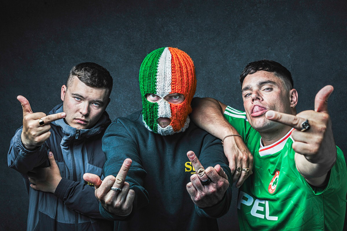 Kneecap. Music band. Personal Portrait Photography Northern Ireland