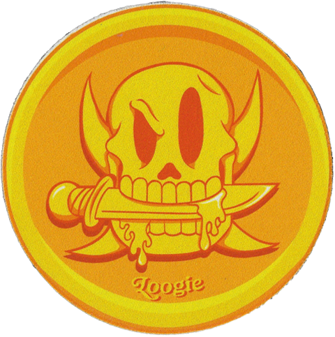 Loogie doubloon (coaster)