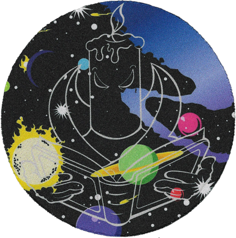 Cosmic background with jack (coaster)