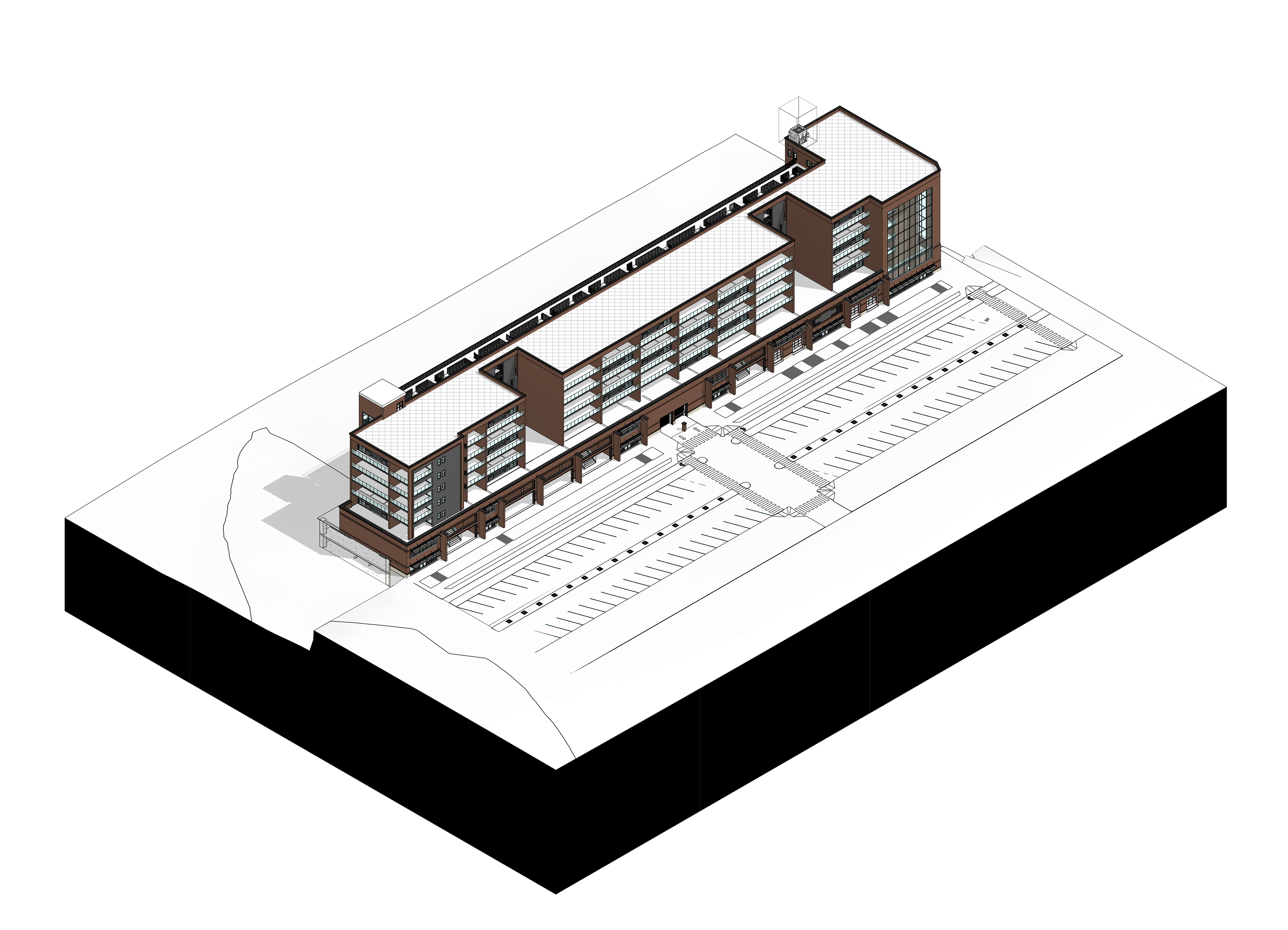 Project On Site (Axonometric)