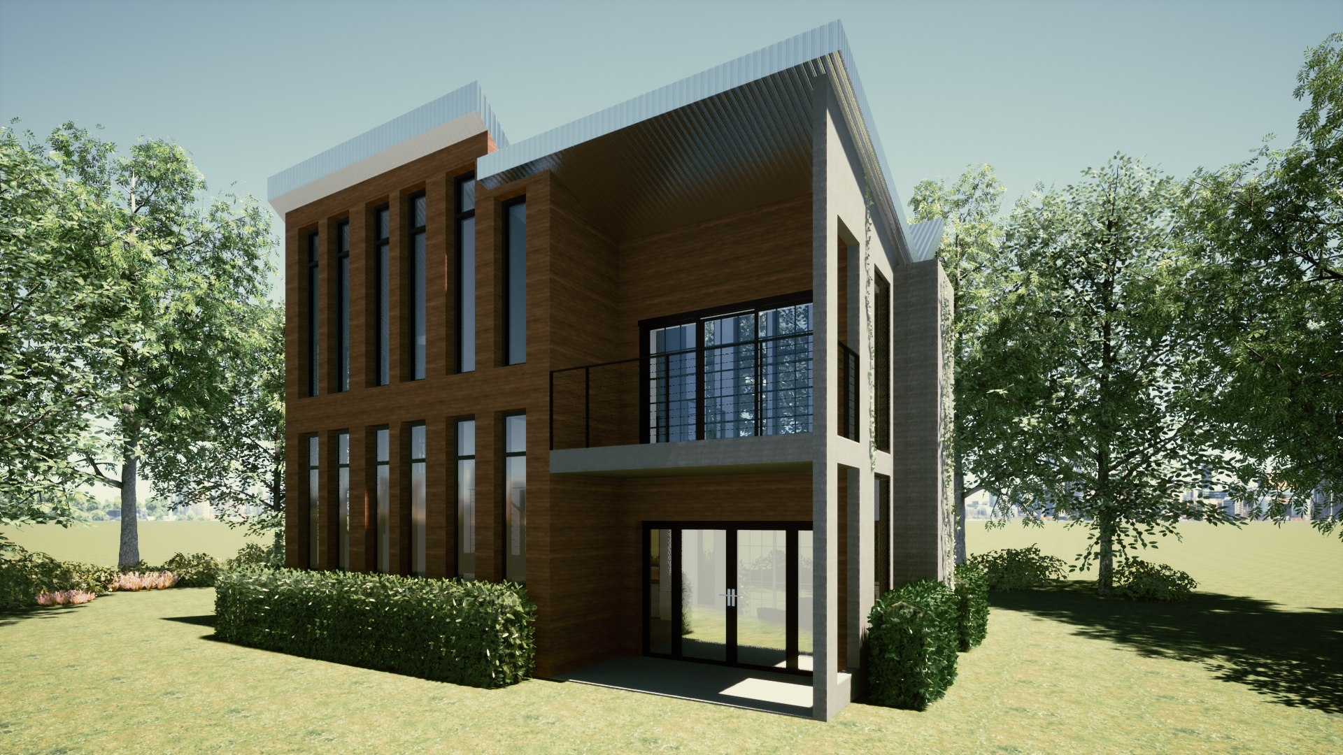 Initial concept - Exterior rendering