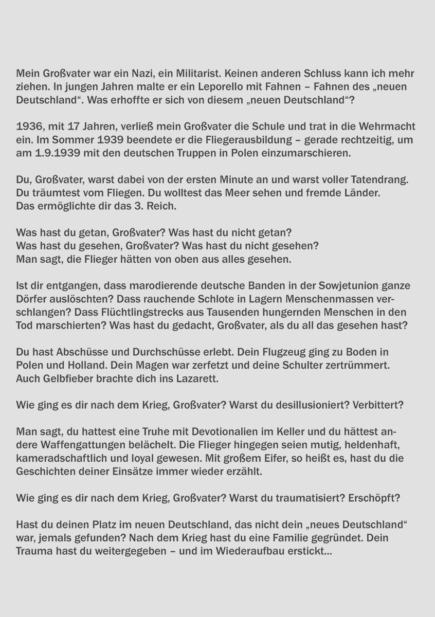 Mein Brief an den Großvater