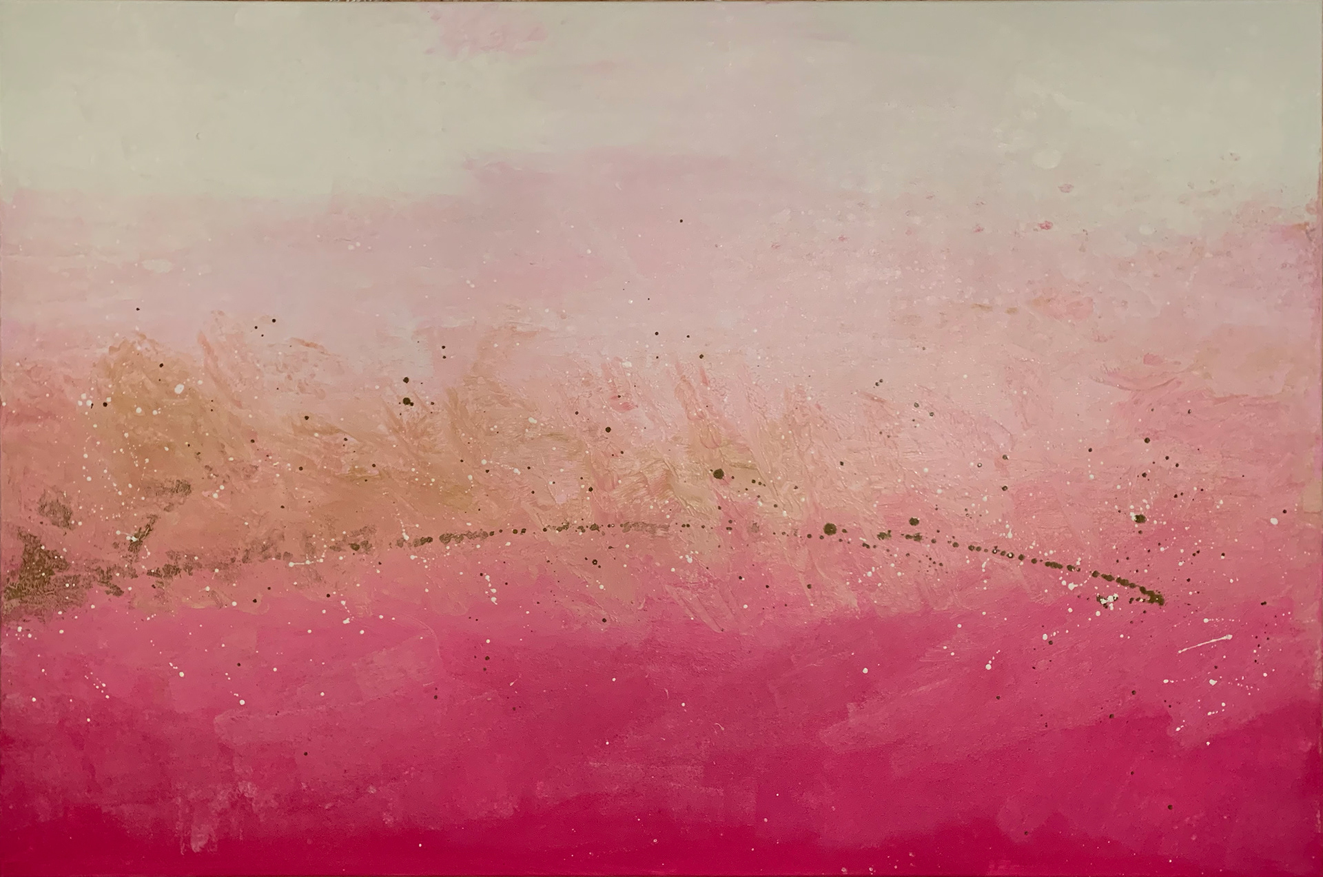 Zlatá střední cesta, 150x100 cm, 2020